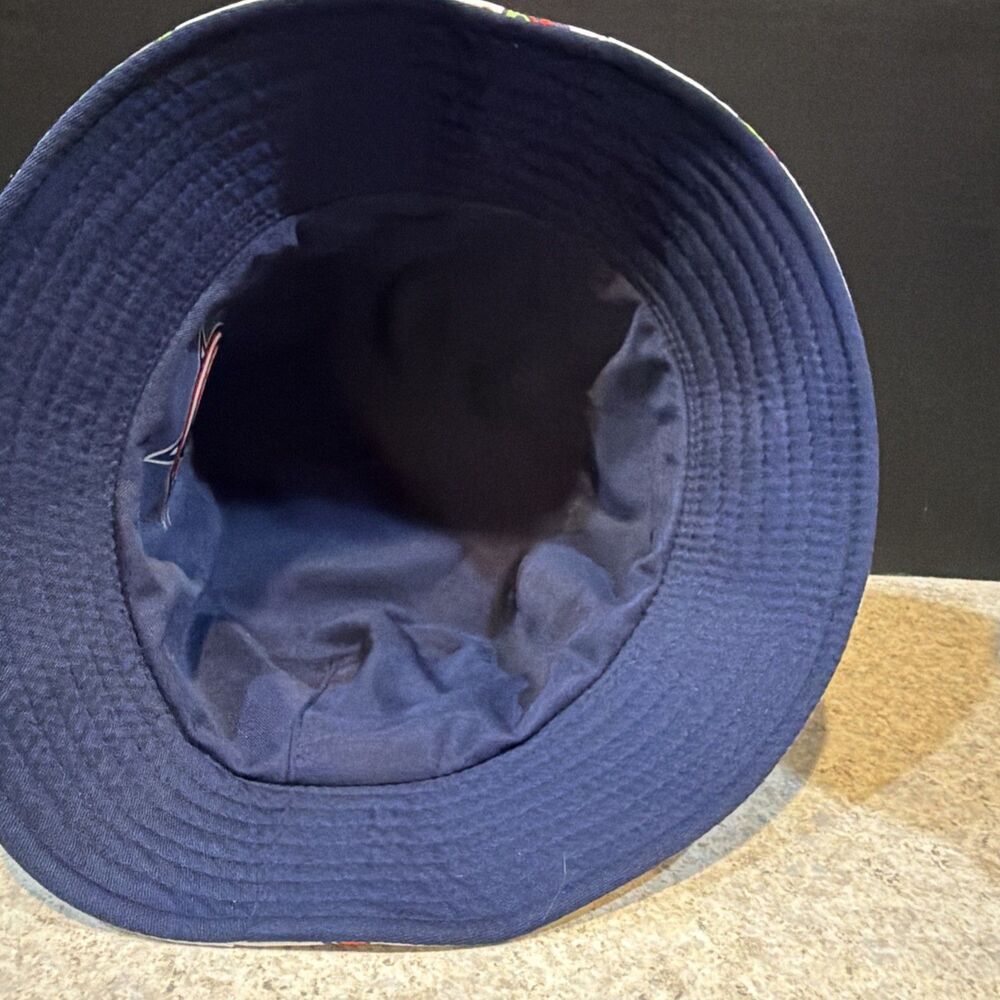 Columbus Blue Jackets Reversible Bucket Hat – Stinger All-Over Print / CBJ Logo - Picture 3 of 6